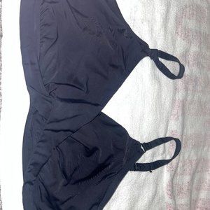 Black Underwire, Criss-Cross Bikini Top ONLY 36DD